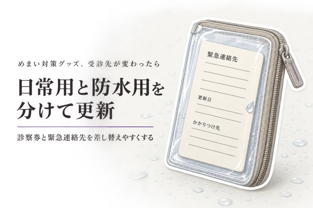 春の新生活にカードケース・防水カードホルダー5選｜受診先と緊急連絡先を差し替えやすくする